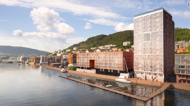 Edificio "The Treet", en Noruega